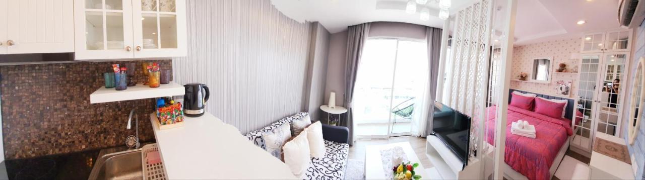 Sweet Seaview Flr6 With Toproop Pool Flr7 At The Blux Bangsaen Exteriör bild