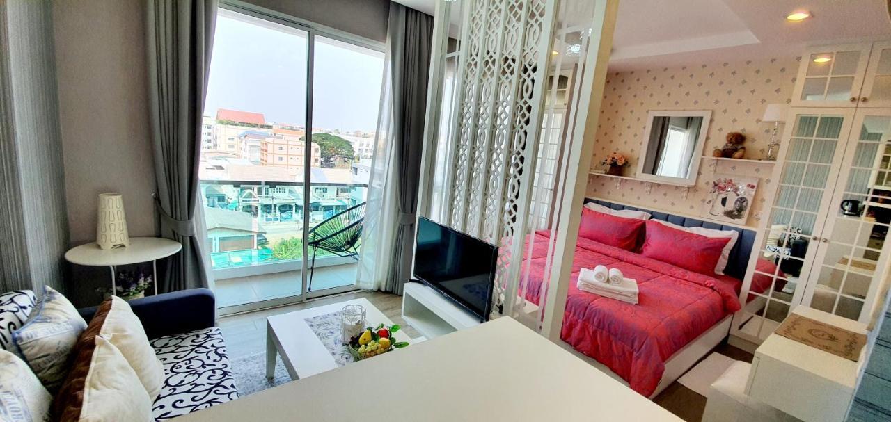 Sweet Seaview Flr6 With Toproop Pool Flr7 At The Blux Bangsaen Exteriör bild